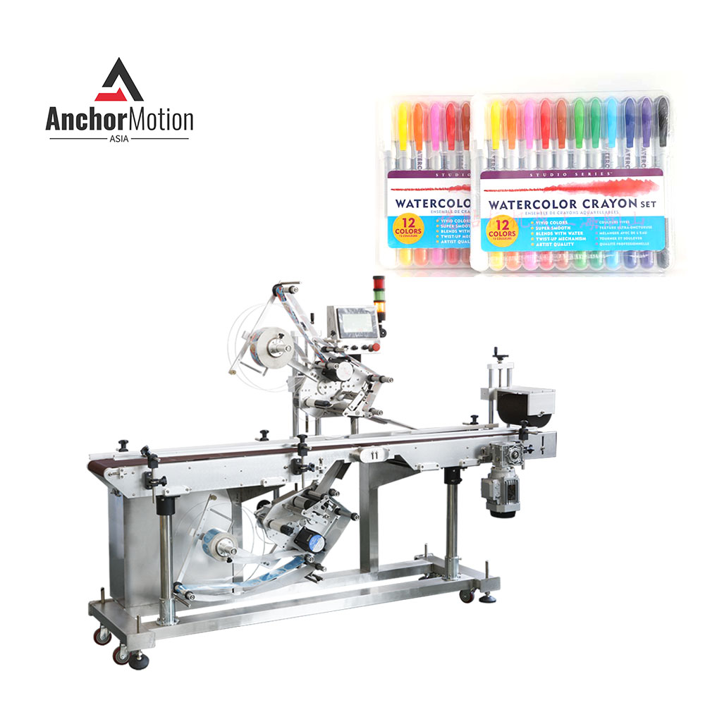 Top and Bottom Flat Surface Labeling Machine