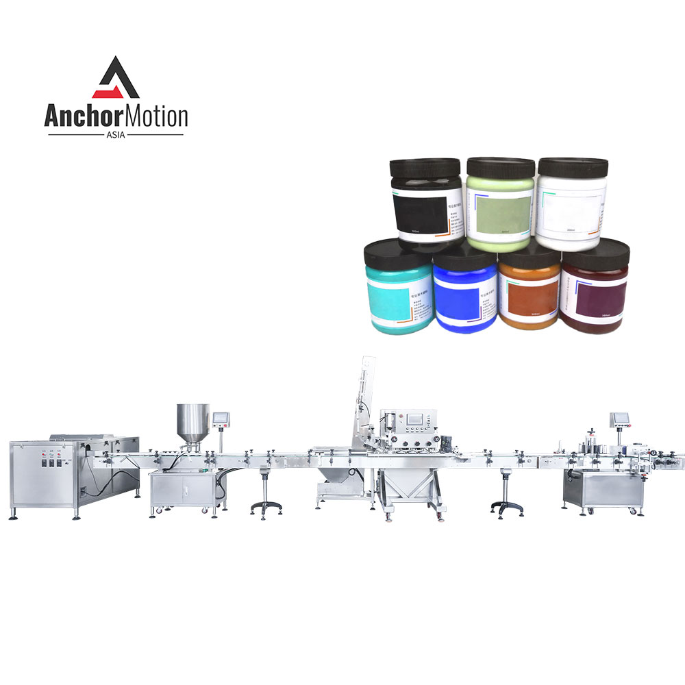 Pigment filling and packaging line